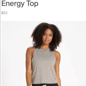 Vuori - Heather Gray Energy Top